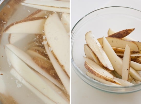 soaked french fries