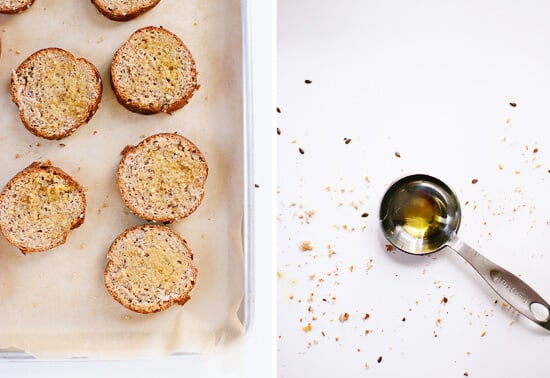 olive oil and bread