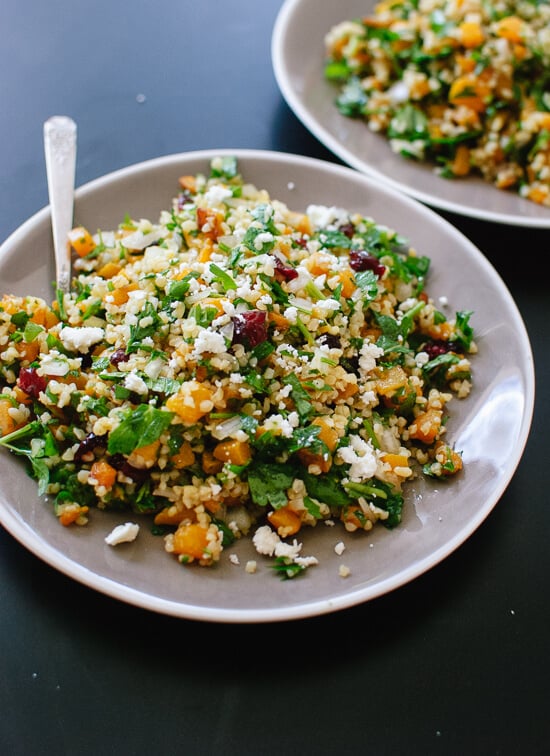 Light and fresh winter taboulleh recipe - cookieandkate.com